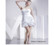 http://tinyurl.com/c2hlbc4 White Strapless Beaded Sash Satin Prom Dres