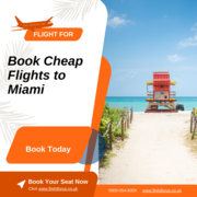 Book Cheap Flights to Miami | Flight For Us | 0800-054-8309