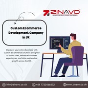 Custom Ecommerce Development Company in UK | Zinavo UK