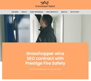 Grasshopper wins new SEO contract with Prestige Fire Safety