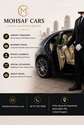 MohSaf Cars – Professional Chauffeur in Bristol | Airport & Private Tr